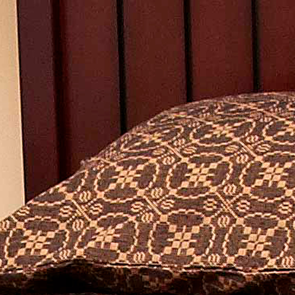 Black Tan Marshfield Jacquard Pillow Sham - Interiors by Elizabeth