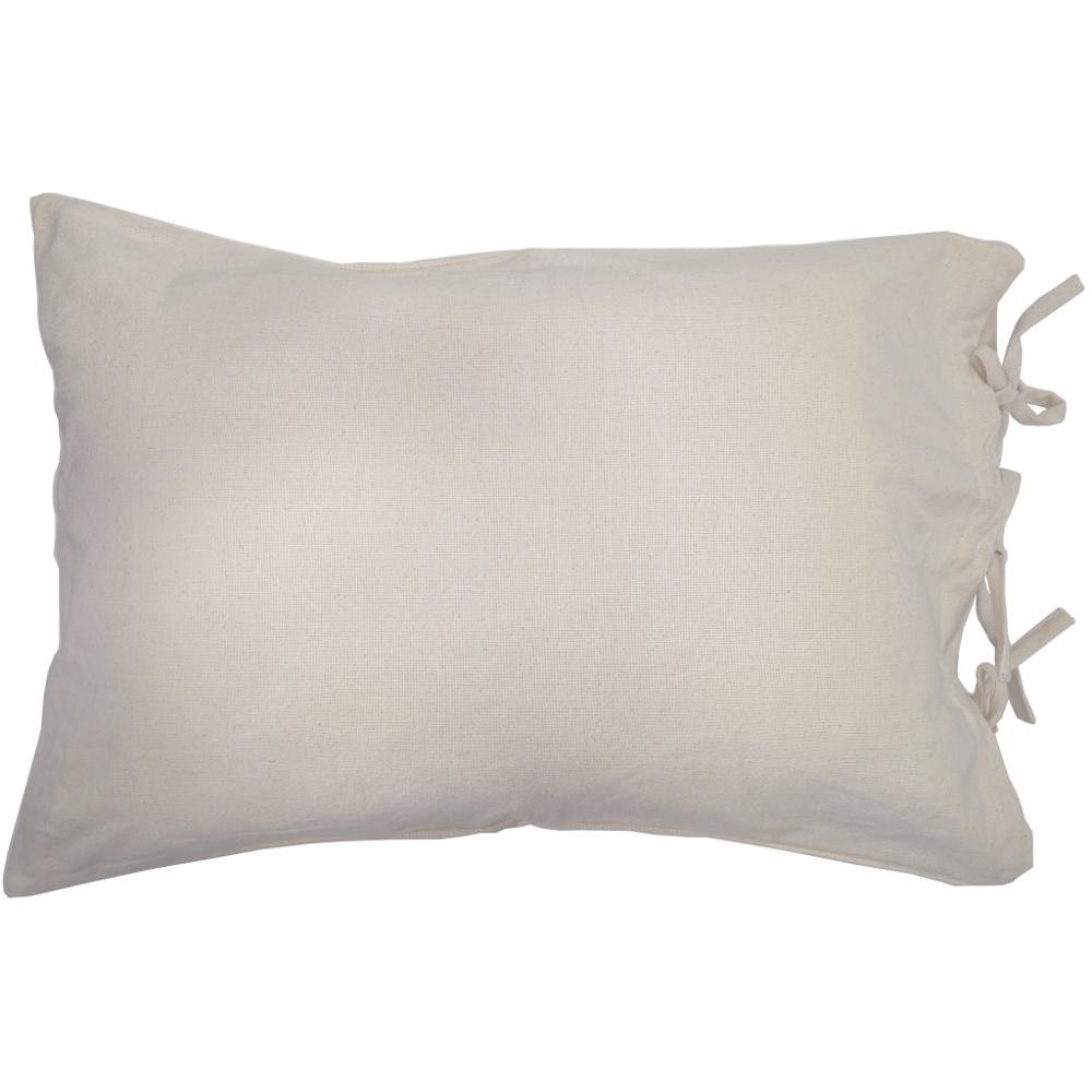 Cream Grain Sack Solid Pillow Sham - Interiors by Elizabeth