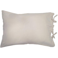 Thumbnail for Cream Grain Sack Solid Pillow Sham - Interiors by Elizabeth