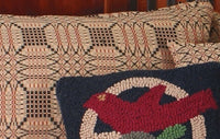 Thumbnail for Trenton Jacquard Nutmeg Black Red Pillow Sham PS243025