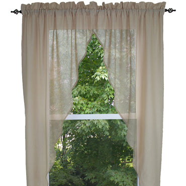 Heirloom  Romantic Swag Oat Unlined RS010023