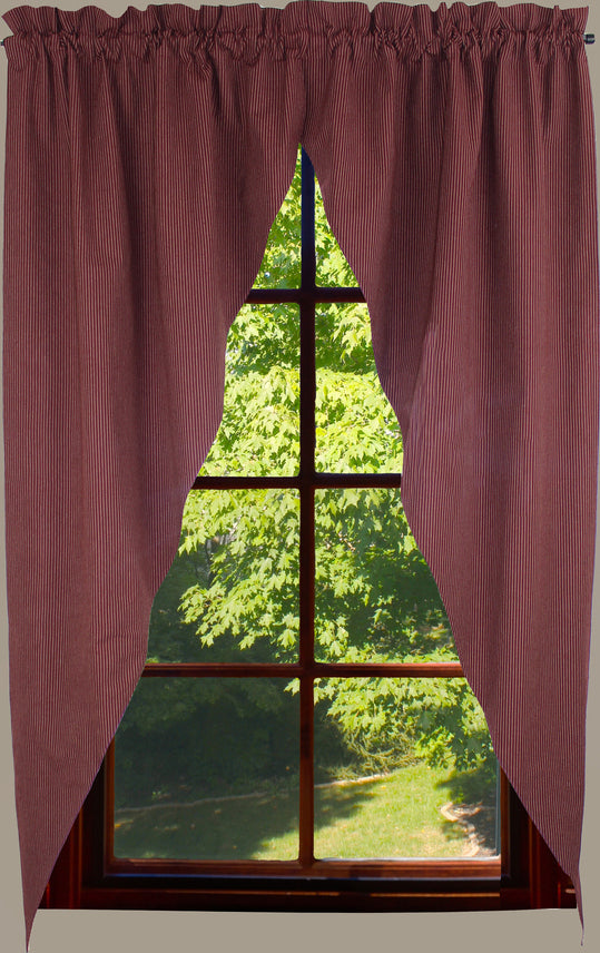 Primitive Ticking Wine Wine Romantic Swag  - Interiors by Elizabeth