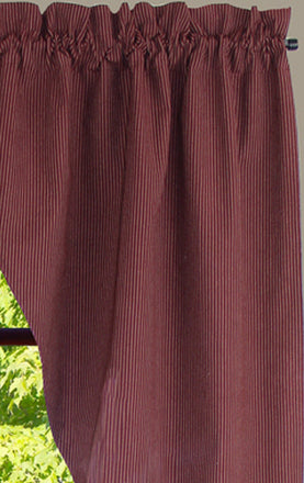 Primitive Ticking Wine Romantic Swag RS236218