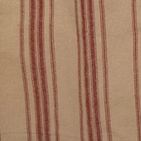 Thumbnail for Oat Barn Red Grain Sack Stripe Shower Curtain