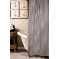 Thumbnail for Summerville Shower Curtain Pewter - Interiors by Elizabeth