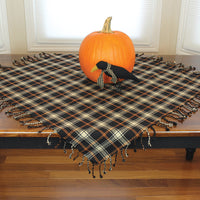 Thumbnail for Primitive Fall Plaid Table Square - Interiors by Elizabeth