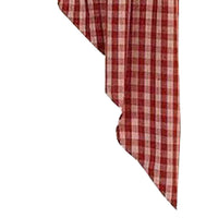 Thumbnail for Barn Red Nutmeg Heritage House Check Barn Red Swag Lined - Interiors by Elizabeth