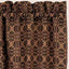 Black Tan Marshfield Jacquard Swag Lined - Interiors by Elizabeth