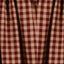 Barn Red Nutmeg Heritage House Lace Swag Lined - Interiors by Elizabeth