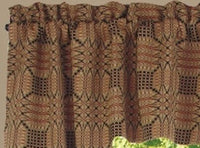 Thumbnail for Trenton Jacquard Nutmeg Black Red Swag
