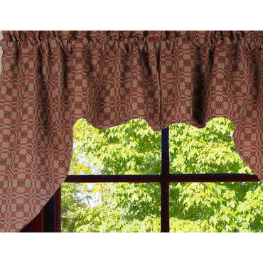 Kendall Jacquard Red Swag SW280017