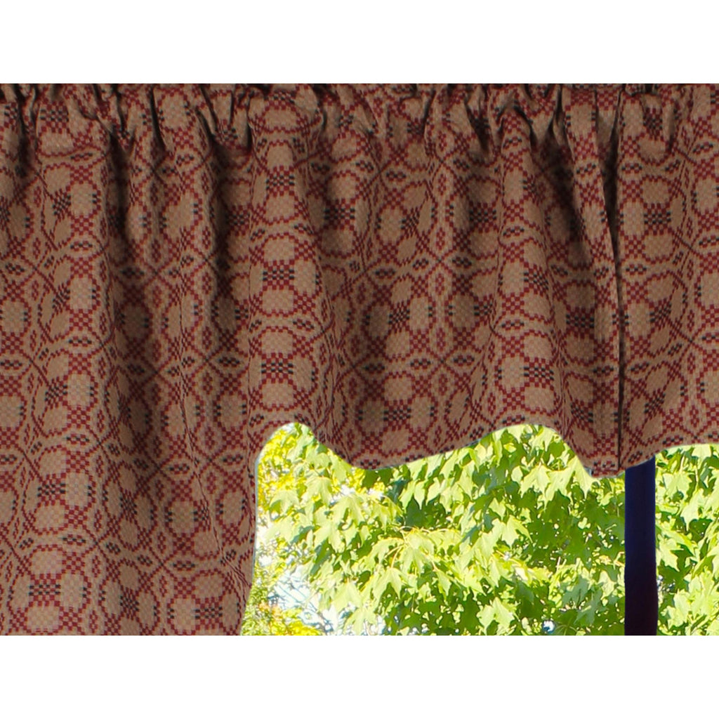 Kendall Jacquard Red Swag SW280017