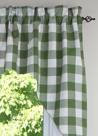 Buffalo Check Sage Swag SW510009