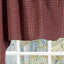 Barn Red Oat Newbury Gingham Swag Lined - Interiors by Elizabeth