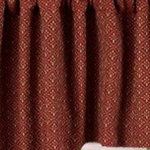 Barn Red Oat Philmont Jacquard Swag Lined - Interiors by Elizabeth