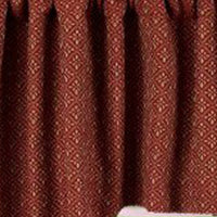 Thumbnail for Barn Red Oat Philmont Jacquard Swag Lined - Interiors by Elizabeth