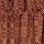 Barn Red Tan Marshfield Jacquard 36" Tiers Lined - Interiors by Elizabeth