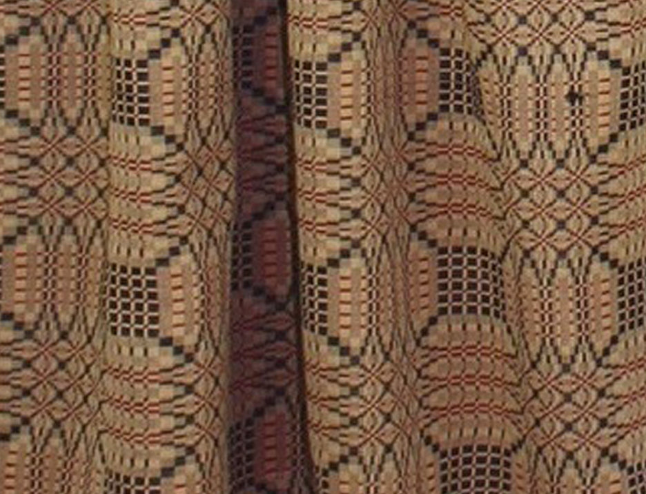 Trenton Jacquard Nutmeg Black Red Tiers T3243025