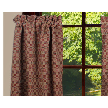 Kendall Jacquard Red Tiers T3280017