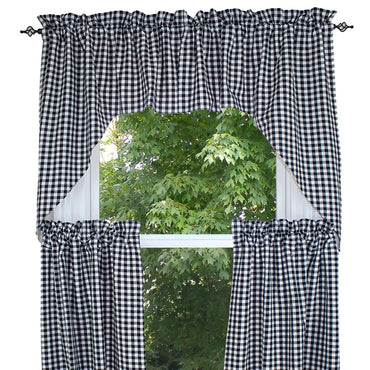 Heritage House Check - Black & Cream Tiers T3640011