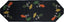 Leaves & Acorns Black Table Runner 45 In T4022010