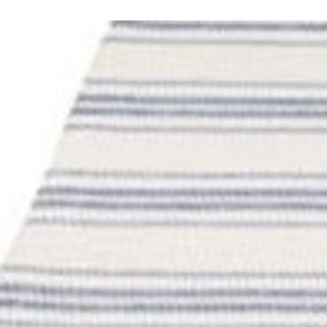 Grain Sack Stripe 45" Table Runner Colonial Blue Cream T4165014