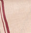 Burlap Stripe Barn Red Table Runner 72 In T7190017