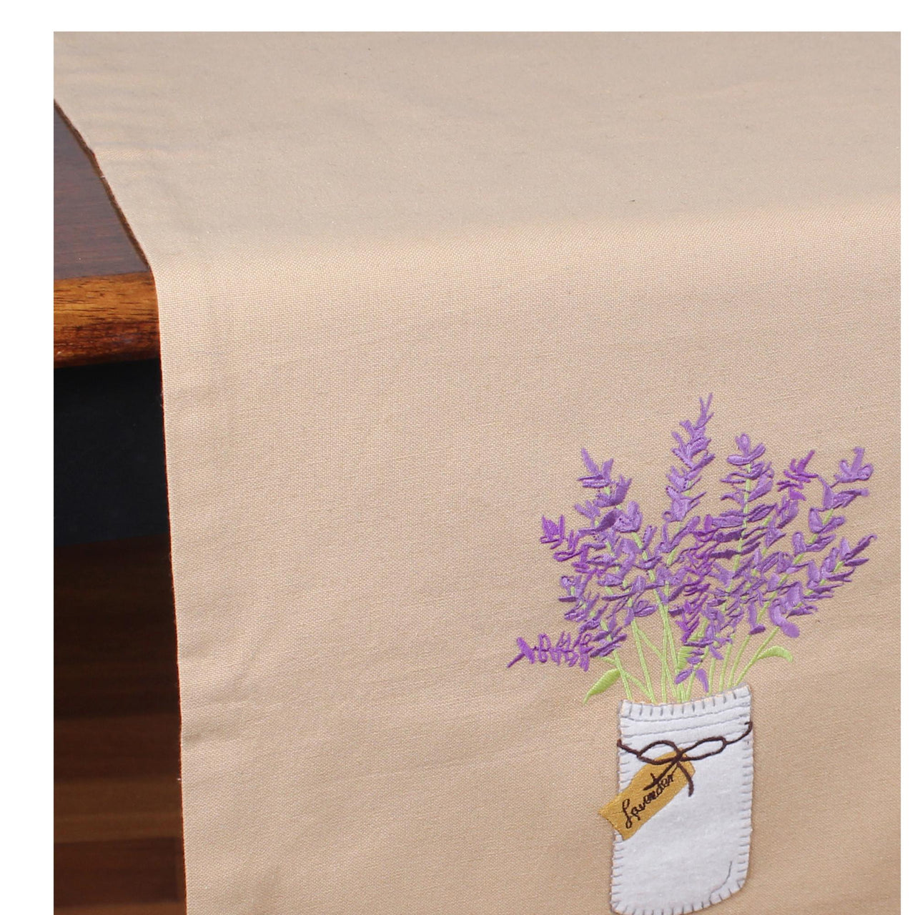 Lavender Mason Jar Table Runner TR000034