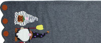 Thumbnail for Halloween Gnomes Gray Table Runner TR011122