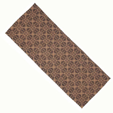 Black-Tan Marshfield Jacquard Table Runner - Interiors by Elizabeth