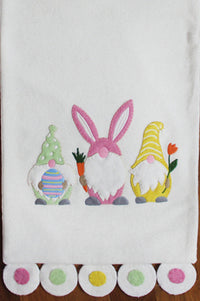 Thumbnail for Easter Gnomes Cream Table Runner TR110032
