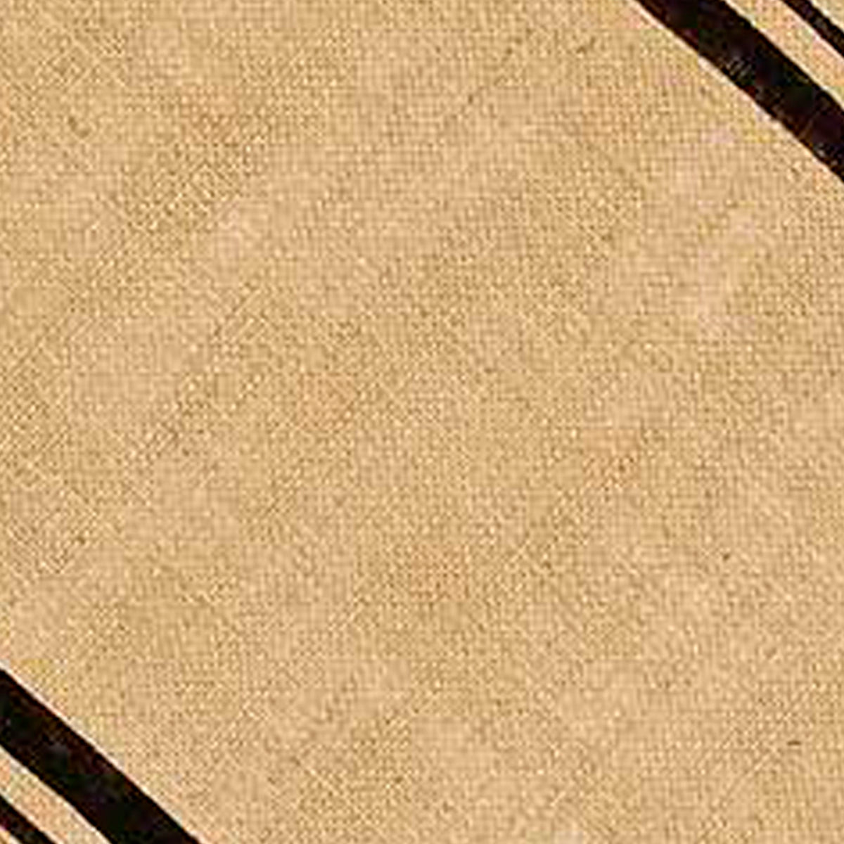 Black Wheat Burlap Stripe Table Runner - Interiors by Elizabeth