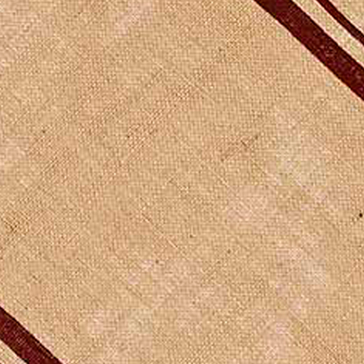 Barn Red Wheat Burlap Stripe Table Runner - Interiors by Elizabeth