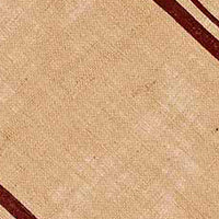 Thumbnail for Barn Red Wheat Burlap Stripe Table Runner - Interiors by Elizabeth