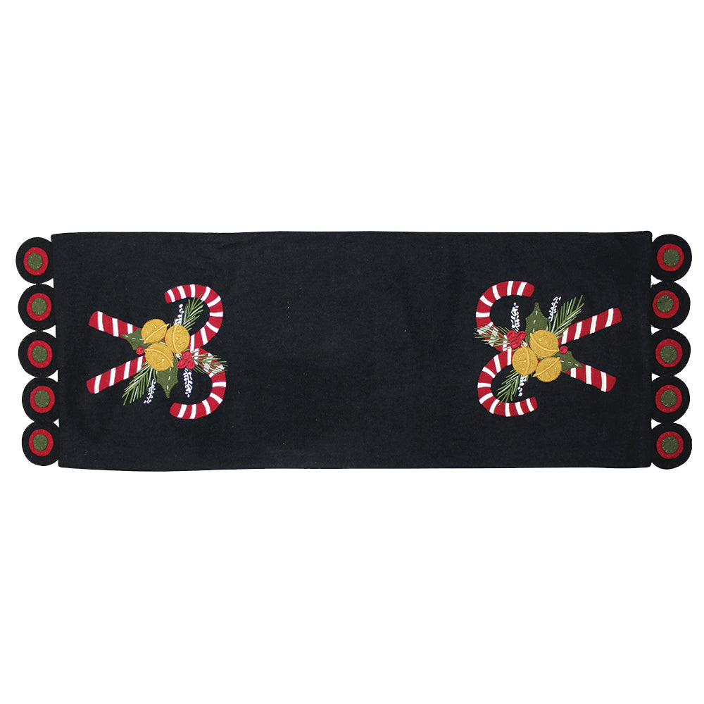 Candy Canes  Table Runner - Interiors by Elizabeth