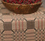 Trenton Jacquard Nutmeg Black Red Table Runner TR243025