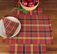 Thumbnail for Homestead Red Table Runner - Interiors by Elizabeth