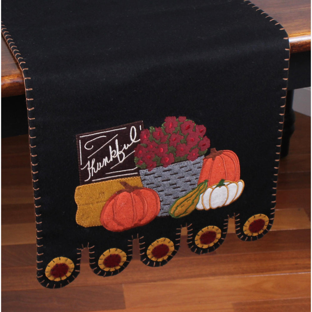F Farmers Market Table Runner - Interiors by Elizabeth
