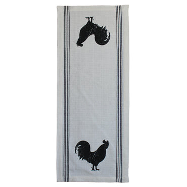Farmhouse Rooster Cream  Table Runner - Interiors by Elizabeth