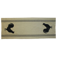 Thumbnail for Farmhouse Rooster Oat Table Runner - Interiors by Elizabeth