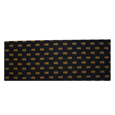 Pineapple Town Black Table Runner - Interiors by Elizabeth