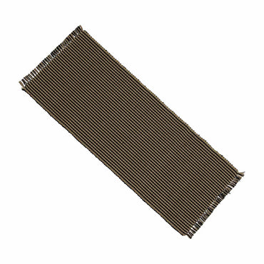 Black - Oat Newbury Gingham Table Runner - Interiors by Elizabeth