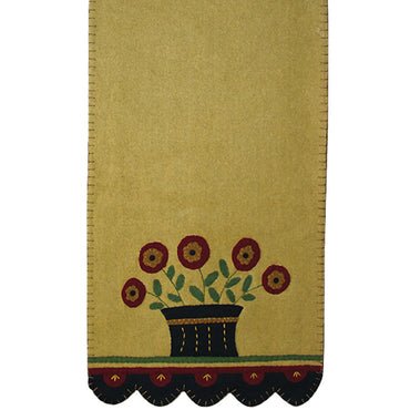 Folk Flower Basket Table Runner TR750003
