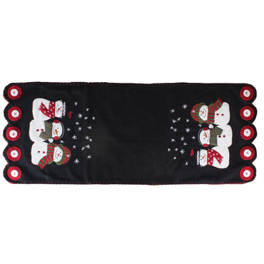 C Snow Friends Table Runner  - Interiors by Elizabeth