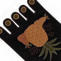 Thumbnail for Black Folk Art Pineapple Table Runner