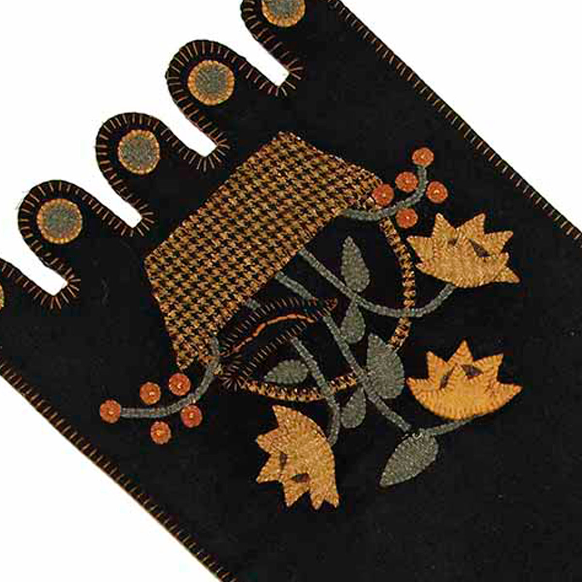 Crow In A Basket Table Runner TRAR0059