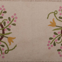 Thumbnail for Flower Basket Table Runner Cream