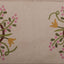 Flower Basket Table Runner Cream TRJM0031