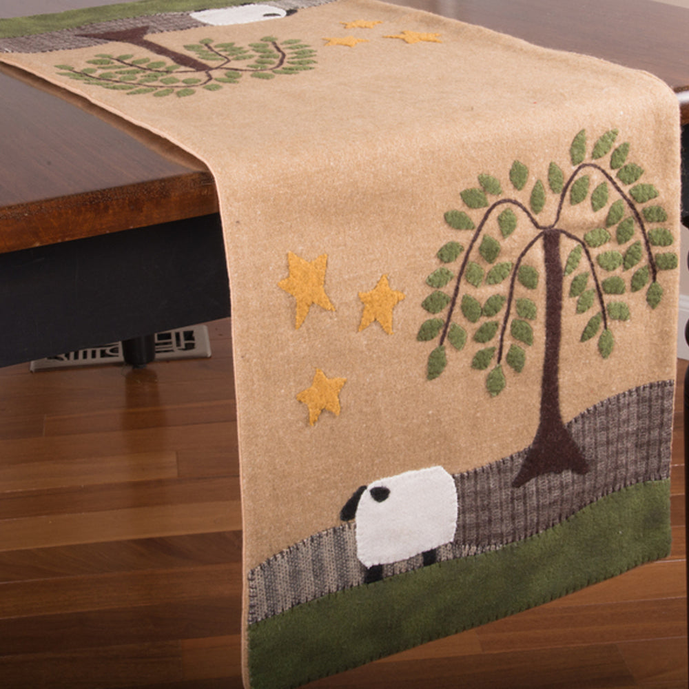 Sheep Willow Table Runner TRRE0311