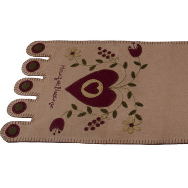 Nutmeg Heartfelt Blessings Table Runner TRSL0041